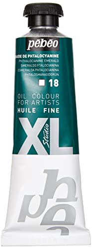 PEBEO Feines 37 ML XL-Öl, Titan, Phthalocyanin-Smaragd, 37 Milliliters von PEBEO