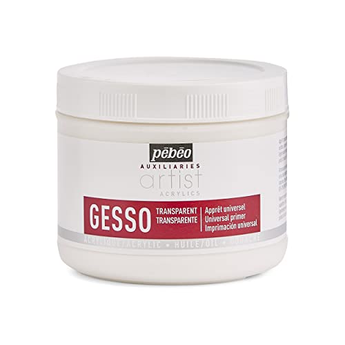Pebeo Gesso Grundierung, 500 ml, Transparent von Pebeo