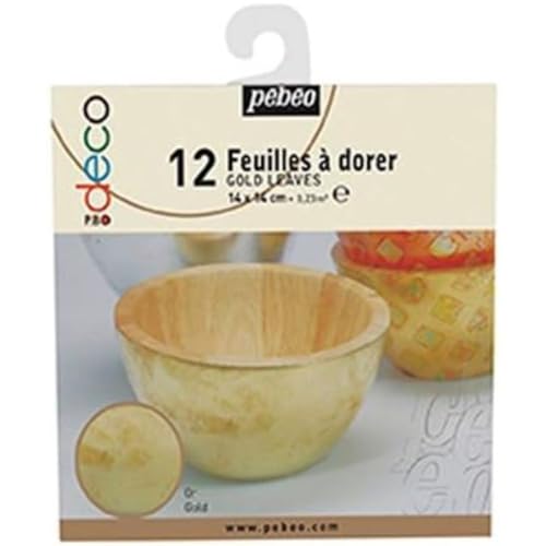 PEBEO Pbo-Deco Gold Broschüre mit 12 Blättern, 0,02 x 17 x 15 cm PEBEO Pbo-Deco Gold Broschüre mit 12 Blättern, 0,02 x 17 x 15 cm von PEBEO