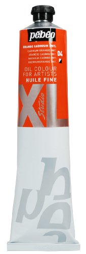 Pébéo - Feines Öl XL 200 ML - Ölgemälde - Ideal für Anfänger oder Profis - Fine Art Malerei - Feine Qualität - Pébéo Ölgemälde - Cadmium Orange Imitation - 200 ml von PEBEO