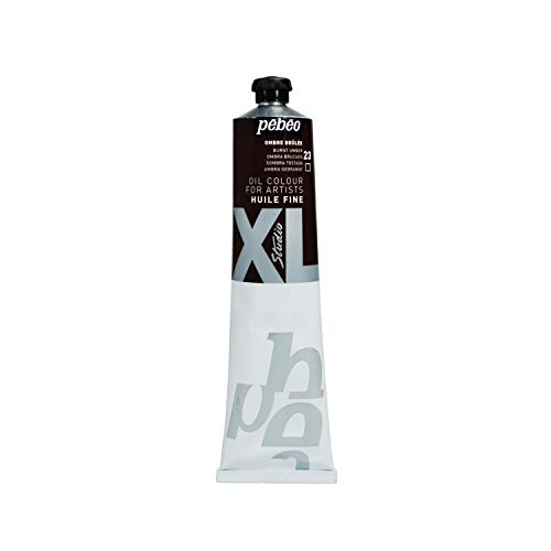 Pébéo - Feines Öl XL 200 ML - Ölgemälde - Ideal für Anfänger oder Profis - Fine Art Malerei - Feine Qualität - Pébéo Ölgemälde - Gebrannter Schatten - 200 ml von PEBEO