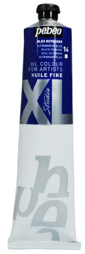 Pébéo - Feines Öl XL 200 ML - Ölgemälde - Ideal für Anfänger oder Profis - Fine Art Malerei - Feine Qualität - Pébéo Ölgemälde - Ultramarinblau - 200 ml von PEBEO