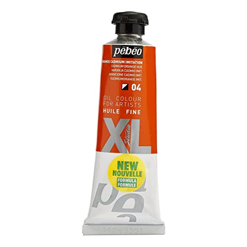 Pébéo - Fine XL Oil 37 ml — Cadmium-Imitationsölfarbe in Orange — Ölfarbe Pébéo - Orangefarbenes Cadmium-Imitat 37 ml von PEBEO