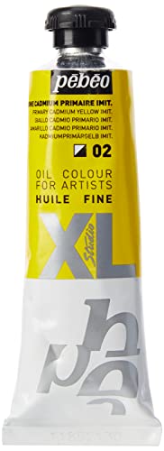 Pébéo - Feines Öl XL 37 ML - Ölgemälde - Ideal für Anfänger oder Profis - Fine Art Malerei - Feine Qualität - Pébéo Ölgemälde - Cadmiumgelb Grundierung Imitation - 37 ml von PEBEO