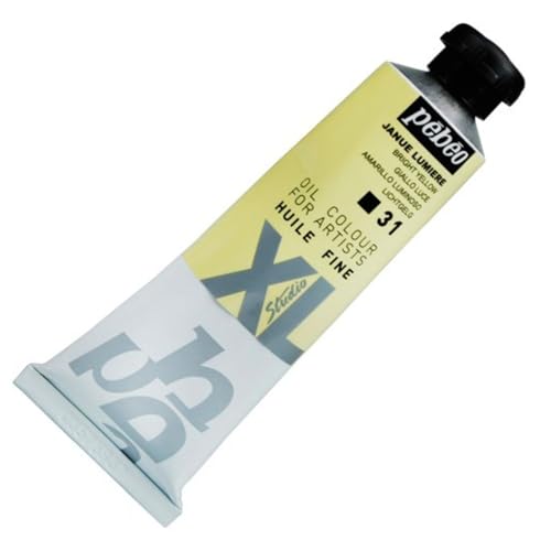 Pébéo - Feines Öl XL 37 ML - Ölgemälde - Ideal für Anfänger oder Profis - Fine Art Malerei - Feine Qualität - Pébéo Ölgemälde - Gelb Licht - 37 ml von PEBEO