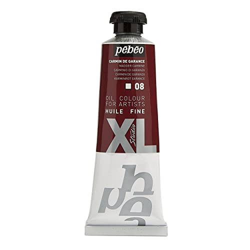 Pébéo - Feines Öl XL 37 ML - Ölgemälde - Ideal für Anfänger oder Profis - Fine Art Malerei - Feine Qualität - Pébéo Ölgemälde - Karminrot - 37 ml von PEBEO