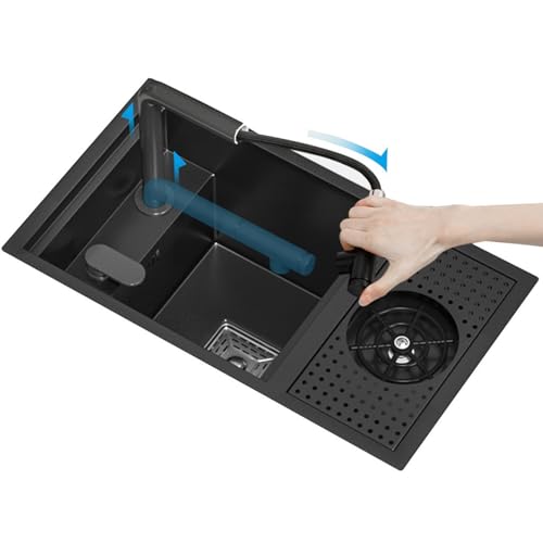 Küchen Platzsparendes Waschbecken Für Toilettenräume Von Wohnungen Unternehmen Aufgesetzte Küchenspüle Unsichtbares Verstecktes Kleines Waschbecken Eingebautes Mit Zubehör Siphon Abdeckung(Sink+faucet Küchen Platzsparendes Waschbecken Für Toilettenräume Von Wohnungen Unternehmen Aufgesetzte Küchenspüle Unsichtbares Verstecktes Kleines Waschbecken Eingebautes Mit Zubehör Siphon Abdeckung(Sink+faucet von PEBFHSQW