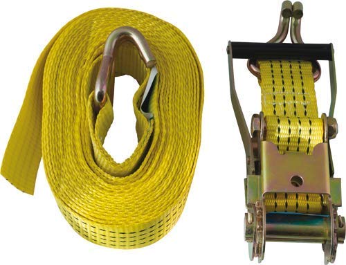 Doppelter Ankergurt mit U-Haken und Ratsche 2000 kg (Breite 50 x 2 mm, Länge 12 m). von PEBSHOP