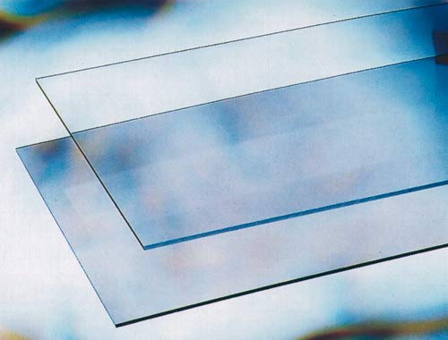 Synthetisches Glas weiß matt aus Platte (Maße 500 x 500 mm, 4 mm). von PEBSHOP
