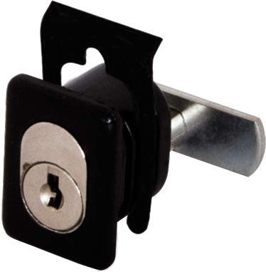 PEBSHOP Zylinder für Metallschloss für ovale Türen, Größe 20 mm, Schwarz, Lever Lock, Schlosszylinder, Schloss, 2076538031 von PEBSHOP