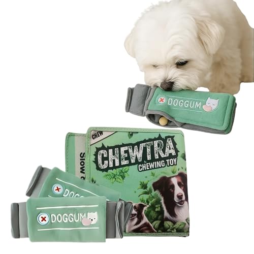 PECHVINO CHEWTRA Welpen-Zahnspielzeug - Interaktives Kauspielzeug für kleine Hunde | Leckerli-Verdeck-Puzzle zur Anreicherung, langsames Füttern & Zahnpflege PECHVINO CHEWTRA Welpen-Zahnspielzeug - Interaktives Kauspielzeug für kleine Hunde | Leckerli-Verdeck-Puzzle zur Anreicherung, langsames Füttern & Zahnpflege von PECHVINO