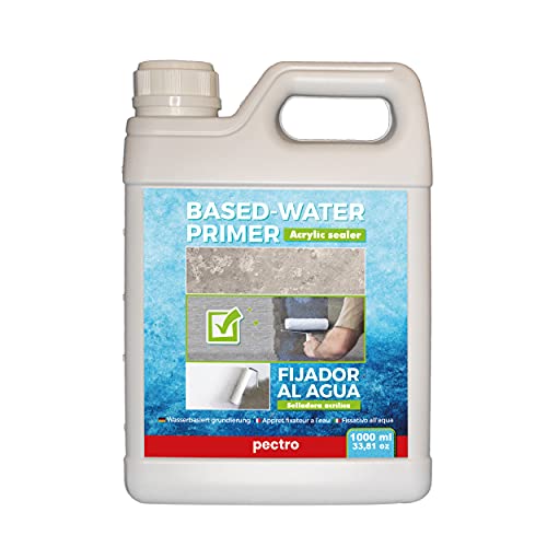 PECTRO Tiefengrund Innen- und Aussenwände 1000ml - Wasserbasiert grundierung - Haftprimer - Feuchtigkeitsschutz, maximale Haftfähigkeit von PECTRO