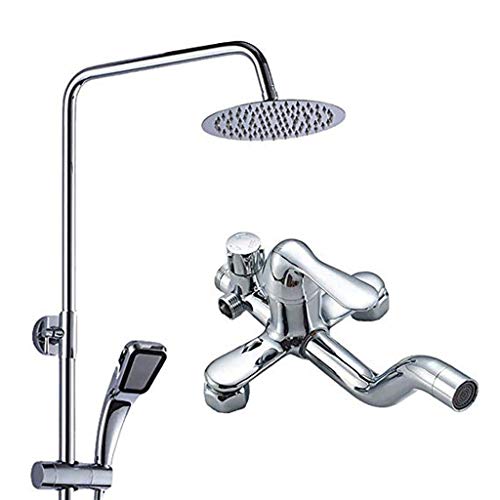 MOLVUS Badezimmer Dusche Duschsystem Duschkopf Regendusche Set Duschkopf Regenduschkopf Bidet Handbrause Duschset Handbrause mit Handdüse Chrom MOLVUS Badezimmer Dusche Duschsystem Duschkopf Regendusche Set Duschkopf Regenduschkopf Bidet Handbrause Duschset Handbrause mit Handdüse Chrom von PEDDCEX