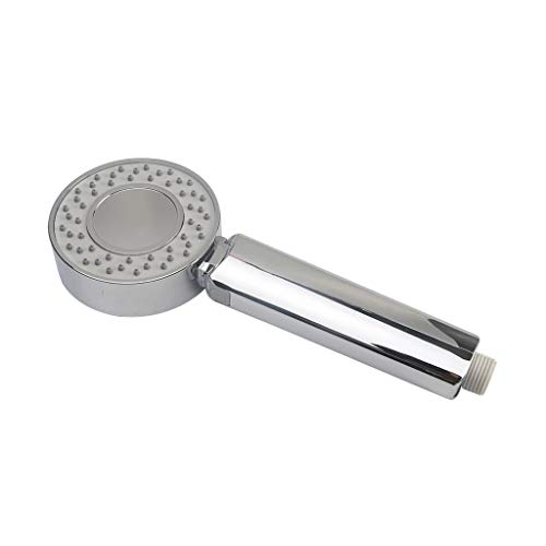 MOLVUS Doppelseitiger Duschkopf, wassersparend, rund, Chrom, Booster-Badewannendusche, Hochdruck-Handbrause von PEDDCEX