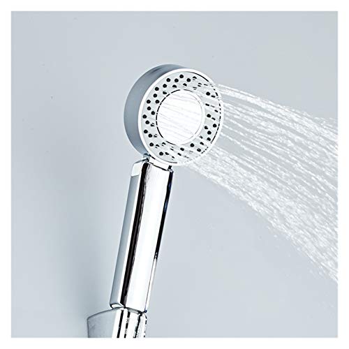 MOLVUS Doppelseitiger Duschkopf mit Doppelfunktion, wassersparend, rund, Chrom, Booster-Badewannendusche, Hochdruck-Handbrause MOLVUS Doppelseitiger Duschkopf mit Doppelfunktion, wassersparend, rund, Chrom, Booster-Badewannendusche, Hochdruck-Handbrause von PEDDCEX