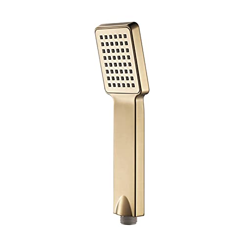 MOLVUS Handbrause, Einzelfunktions-Handbrausekopf, Duschkopf, gebürstetes Gold, Handbrause, geeignet für Hotel-Familienbadezimmer MOLVUS Handbrause, Einzelfunktions-Handbrausekopf, Duschkopf, gebürstetes Gold, Handbrause, geeignet für Hotel-Familienbadezimmer von PEDDCEX