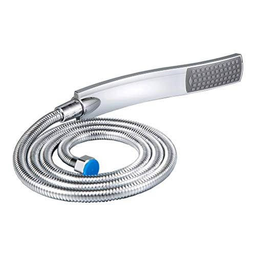 MOLVUS Handbrause, Handbrausekopf BadezimmerzubehörVerchromter 150 cm Edelstahlschlauch Handbrausen von PEDDCEX