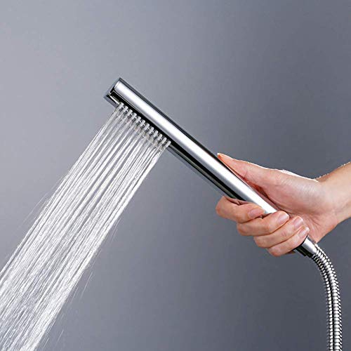 MOLVUS Handbrause Messing Chrom Handbrause mit Schlauch Helle Verdickung Verchromt Rundes Design Handbrause Dusche MOLVUS Handbrause Messing Chrom Handbrause mit Schlauch Helle Verdickung Verchromt Rundes Design Handbrause Dusche von PEDDCEX