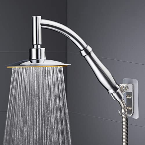 MOLVUS Handbrause mit hohem Druck, Regenduschkopf fürs Badezimmer, Dusche mit starkem Druck, drehbar, universelle Duschschnittstelle von PEDDCEX