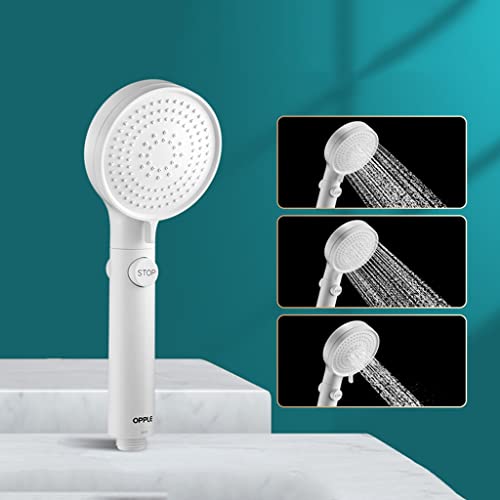 MOLVUS Handbrause mit hohem Druck, leistungsstarker Duschstrahl mit 3 Einstellungen, 3,54 Zoll Regenduschkopf für das Luxus-Spa zu Hause, einfache Installation in wenigen Minuten MOLVUS Handbrause mit hohem Druck, leistungsstarker Duschstrahl mit 3 Einstellungen, 3,54 Zoll Regenduschkopf für das Luxus-Spa zu Hause, einfache Installation in wenigen Minuten von PEDDCEX