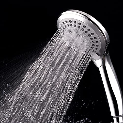 MOLVUS Hochdruck-Duschkopf mit 78-Zoll-Schlauch, Handbrausen mit 5 Modi-Einstellung, Regendusche-Kombination für SPA, Sterne-Hotel, Fitnessstudio, Pool von PEDDCEX