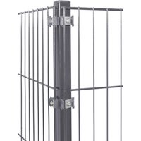 PEDDY SHIELD Eckpfosten, Stahl, anthrazit, SxH: 4 x 120 cm - grau von PEDDY SHIELD