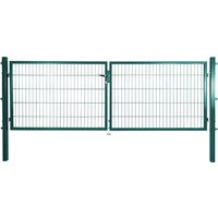 PEDDY SHIELD Gartentor, BxH: 300 x 125 cm, Stahl - gruen von PEDDY SHIELD