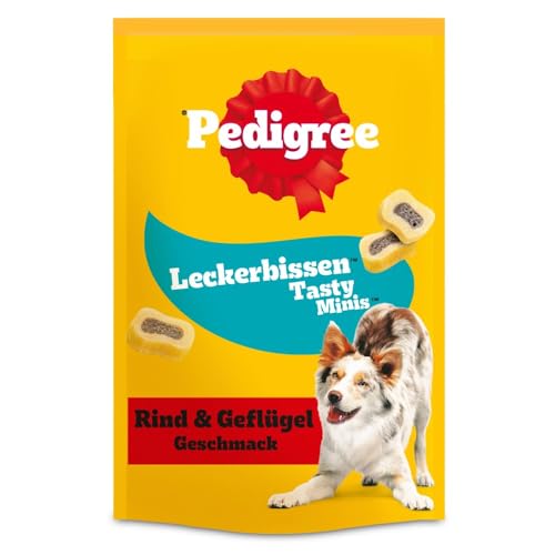Pedigree Leckerbissen Kau-Schnitten Hundesnacks, 6 Beutel (6 x 155 g) von Pedigree