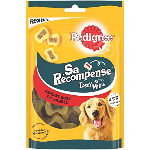 PEDIGREE SA Recompense Tasty Minis BACKCHES FÜLLT, Rindfleisch & Geflügel, 6 Stück von Pedigree