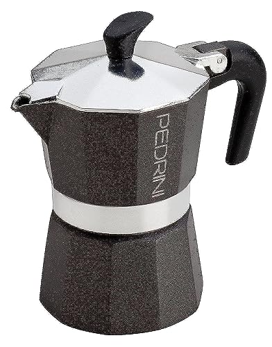 PEDRINI 9112 Kaffettiera-Aroma Colour-Dark Grey-2 TZ (100 ml), Anthrazit von PEDRINI