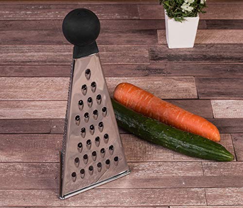 Pedrini Gadget Pyramiden-Reibe, Edelstahl, Silber von PEDRINI