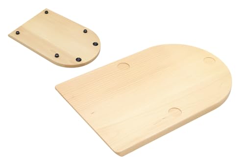 HOLZ BUCHE LACKIERT UNTER THERMOMIX 7 MIT ROLLEN TM7 Unterlage von PEEWIT