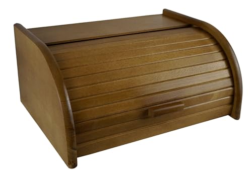 PEEWIT Holzbrot klein Eiche Brotkasten Brotkasten 31x26x16 Centrometer von PEEWIT