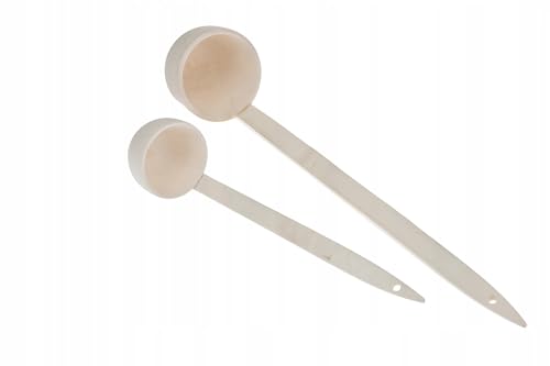 PEEWIT Holzschöpfel-Set 56cm 2er Set Vasenlöffel Küchenlöffel PEEWIT Holzschöpfel-Set 56cm 2er Set Vasenlöffel Küchenlöffel von PEEWIT