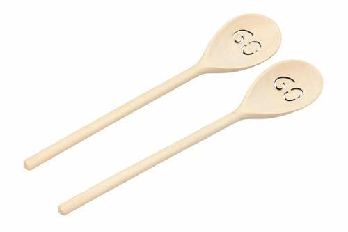 Schwedischer Holzlöffel Buche Küchenzeile ZAHL 60 30cm 2er Set von PEEWIT