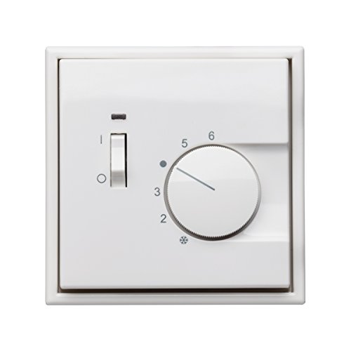 Halmburger Raumthermostat RTR-7013rg inkl. Jung LS 990 Rahmen LS981WW alpinweiß und Abdeckung, Öffner mit Schalter EIN/AUS für Stellantriebe 230V stromlos geschlossen Halmburger Raumthermostat RTR-7013rg inkl. Jung LS 990 Rahmen LS981WW alpinweiß und Abdeckung, Öffner mit Schalter EIN/AUS für Stellantriebe 230V stromlos geschlossen von PEFRA-Regeltechnik