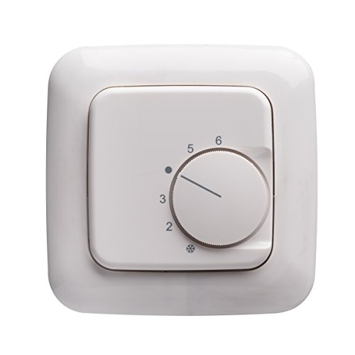 Halmburger Raumthermostat RTR-76rg + Busch Jäger Reflex SI 1-fach Rahmen 2511-214, alpinweiß & Abdeckung Kontaktausführung Öffner für Fußbodenheizung Stellantriebe 230V stromlos geschlossen (NC) Halmburger Raumthermostat RTR-76rg + Busch Jäger Reflex SI 1-fach Rahmen 2511-214, alpinweiß & Abdeckung Kontaktausführung Öffner für Fußbodenheizung Stellantriebe 230V stromlos geschlossen (NC) von PEFRA-Regeltechnik