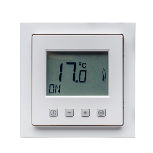 Halmburger digital Raumthermostat ERD62sg, großes Display inkl. Busch Jäger future linear 1-fach Rahmen 1721-184K, studioweiß glanz für Fußbodenheizung Stellantriebe 230V stromlos geschlossen (NC) Halmburger digital Raumthermostat ERD62sg, großes Display inkl. Busch Jäger future linear 1-fach Rahmen 1721-184K, studioweiß glanz für Fußbodenheizung Stellantriebe 230V stromlos geschlossen (NC) von PEFRA-Regeltechnik
