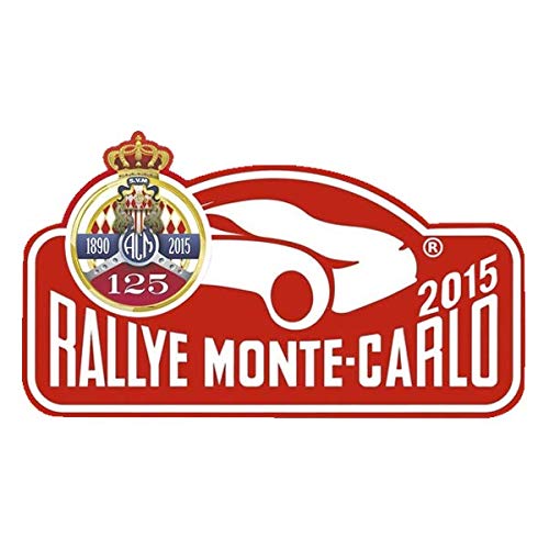 PEGATINEA Rallye Aufkleber Monte-Carlo 2015 Vynil klebstoffe Plattenaufkleber PR01 von PEGATINEA