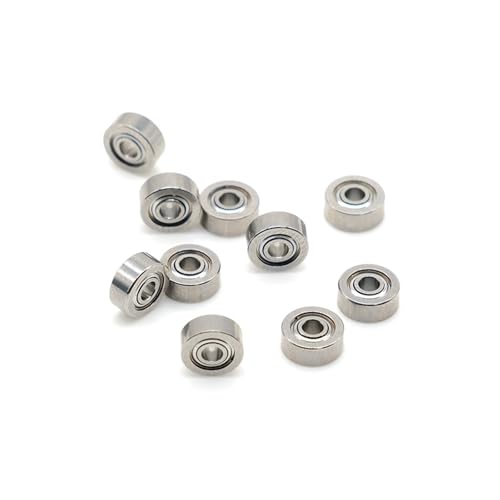 10 Stück MR72ZZ 2 x 7 x 3 mm ABEC-7 Miniatur-Rillenkugellager Metallschild Modelllager for Hobbymodelle von PEGGMZYX