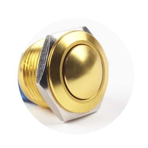 16mm Drucktastenschalter 1NO 16QYQX.F(Yellow,MOMENTARY_SCREW TERMINAL) von PEGGMZYX
