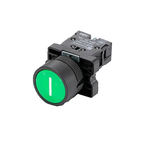 22 mm XB2-EA Kunststoff-Druckknopfschalter 10 A/415 V Selbstrückstellender/Momentan-Druckknopfschalter(Red) von PEGGMZYX