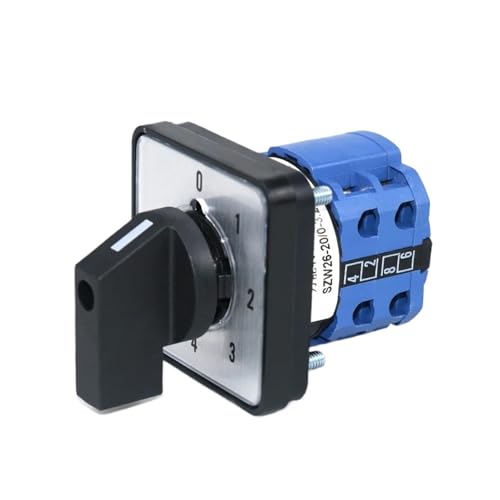 SZW26/LW26-20 20A 660V 2 pole 8 schrauben 64X64 48X48mm rotary universal umschalter cam schalter(0-4.2 01234 48x48mm) von PEGGMZYX