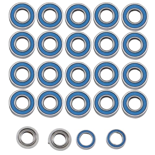 PEGGYLIN 24-teiliges Dichtungslager-Kit passend for Tamiya MF-01X MF01X RC Auto-Upgrade-Teile Zubehör von PEGGYLIN
