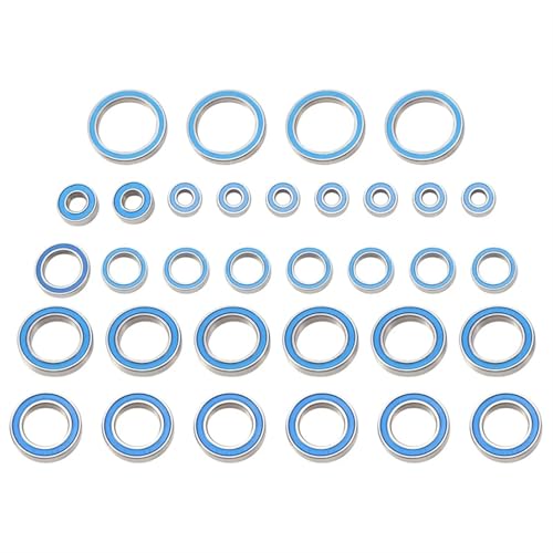 PEGGYLIN 33PCS Gummi Versiegelt Kugellager Kit 1/5 Fit for Traxxas X-Maxx XMAXX 8S RC Auto Upgrades Teile Zubehör von PEGGYLIN