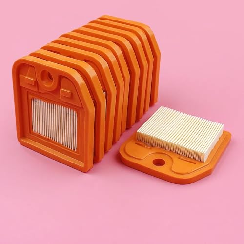 PEGGYLIN 5 stücke/10 stücke Luftfilter Reiniger Fit for Stihl HS81 HS81R HS81RC HS81T HS86 HS86R HS86T Hedge Trimmer Ersetzen Teil 4237 141 0300(10pcs) von PEGGYLIN
