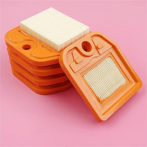 PEGGYLIN 5 stücke/10 stücke Luftfilter Reiniger Fit for Stihl HS81 HS81R HS81RC HS81T HS86 HS86R HS86T Hedge Trimmer Ersetzen Teil 4237 141 0300(5pcs) von PEGGYLIN