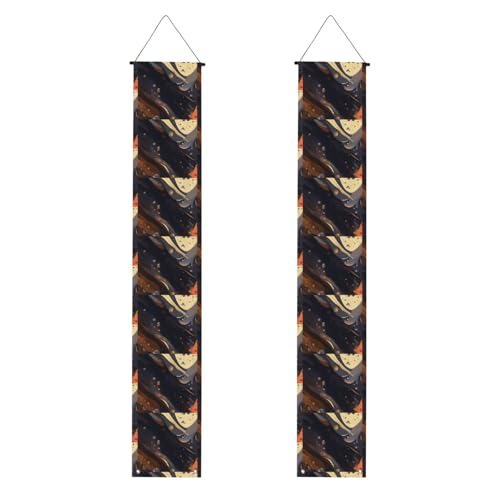 Dark Medium Graduation Porch Banner Perfekt für Abschlussfeiern im Freien, langlebig und wetterbeständig. von PEGQCVAM