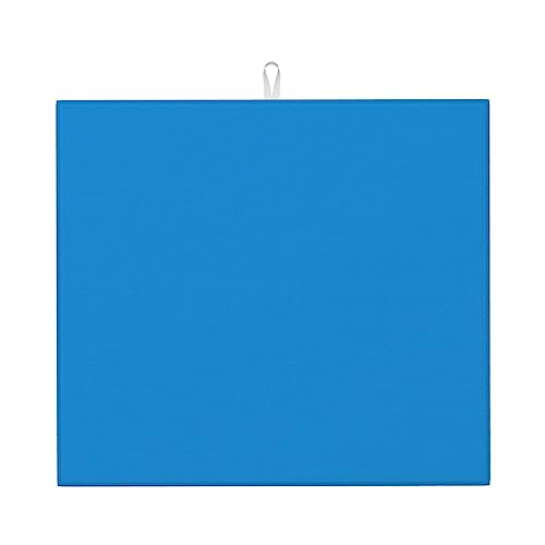 Einfarbige blaue Abtropfmatte für die Küche. Wasserabsorbierend, schnell trocknend, rutschfest, geeignet für Geschirr, einfach zu lagern und zu reinigen. Einfarbige blaue Abtropfmatte für die Küche. Wasserabsorbierend, schnell trocknend, rutschfest, geeignet für Geschirr, einfach zu lagern und zu reinigen. von PEGQCVAM