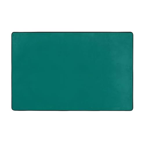 Einfarbiger weicher Flanell-Teppich, 152,4 x 99,1 cm, rutschfester Memory-Schaum, ideal für Wohnzimmer und Büro. von PEGQCVAM